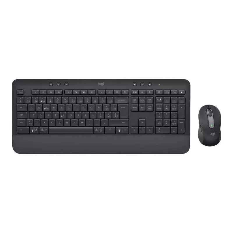 Logitech Signature MK650 Combo for Business Belgische kabellose Tastatur und Maus in voller Größe