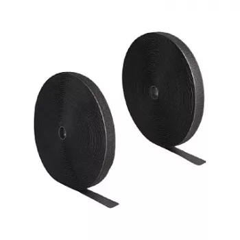 DeLOCK Heavy-duty Hook-and-Loop tape 25 m x 25 mm schwarz