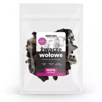 Hundesnack UNISZKI Rinderpansen 500 g – Einkomponenten-Zahnpflegesnack, getreide- und glutenfrei