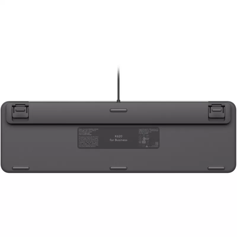 LOGITECH Signature Slim K620 Kabelgebundene Tastatur für Unternehmen - GRAPHITE - US INT'L - USB - N/A - INTNL-973 - USB-C