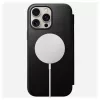 Folio-Handyhülle Nomad NM01675785 für Apple-Handys, passend für bis zu 17,5 cm (6,9 Zoll), Schwarz, 3 Kartenfächer, Tischaufsteller