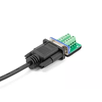 DeLOCK Serielles Kabel RS-232 D-Sub9 Stecker auf Stecker 2 m Schwarz