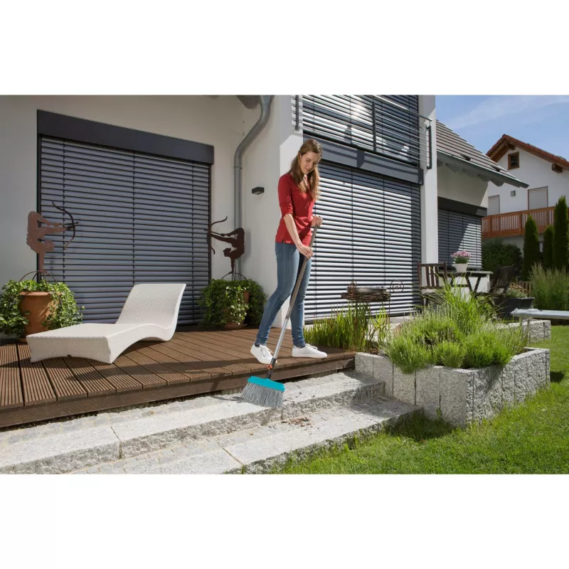 Gardena 03609-20 - Außenbereich - Blau - Grau - harte Borsten - Kunststoff - 320 mm