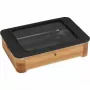 WMF Fusiontec Rechteckige Auflaufform aus Keramik, Stahl, Holz