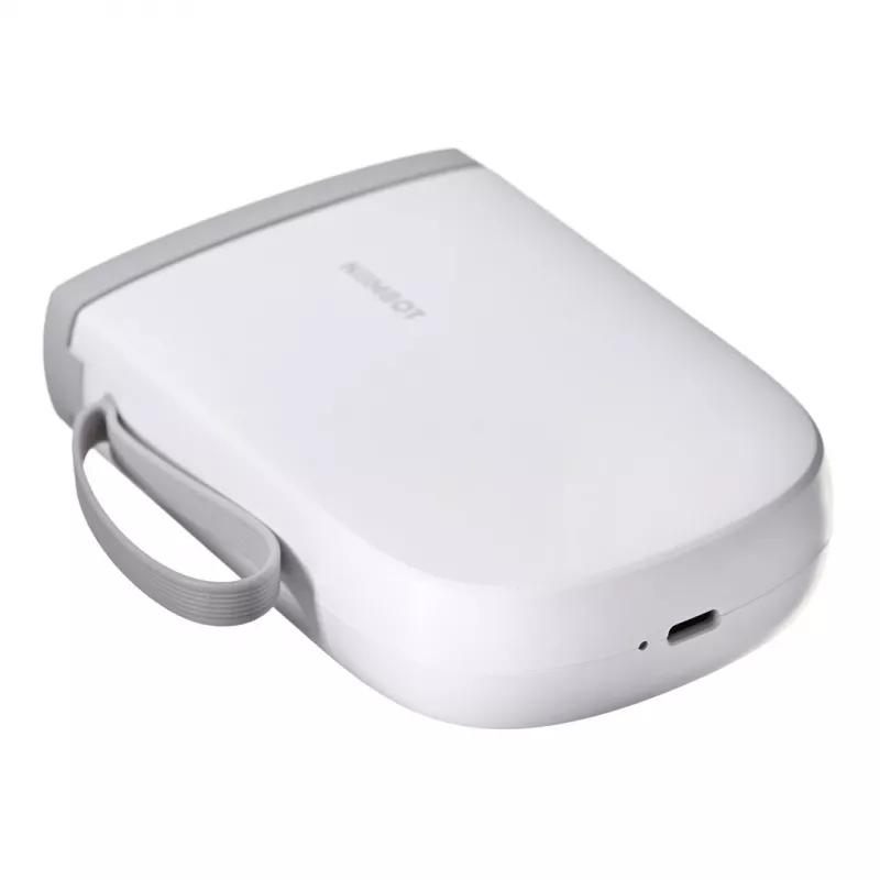 Tragbarer Etikettendrucker NIIMBOT D11H weiß mit Bluetooth — kompakter Handheld-Etikettierer