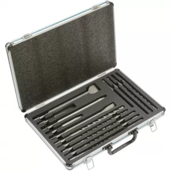 SDS+ Bohrer- und Meißelset, Meißel- & Bohrer-Set (17-teilig)