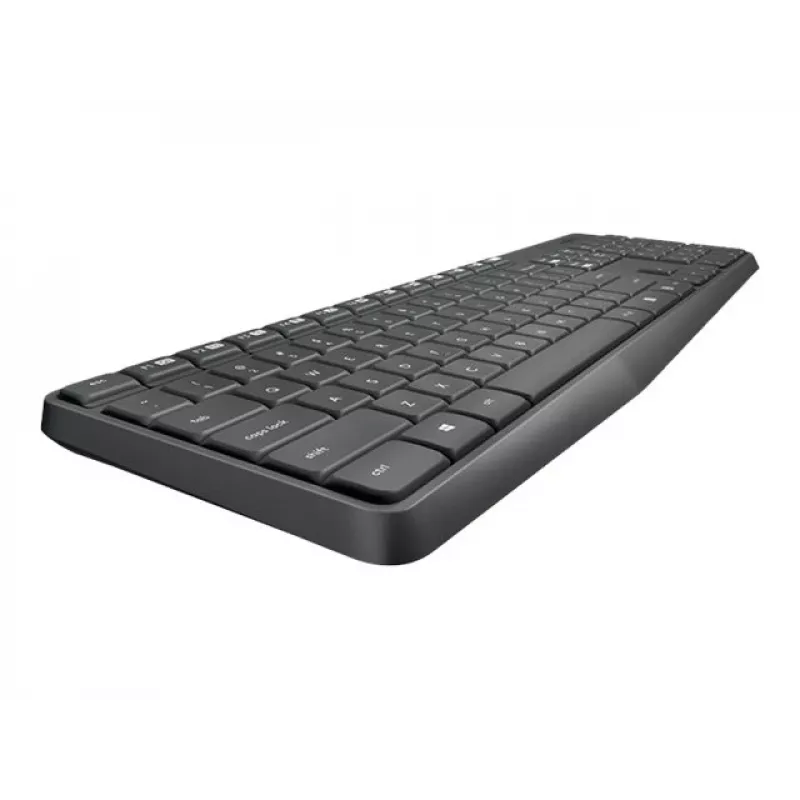 Logitech Tastatur MK235 Wireless KBD+Maus Grau CZ