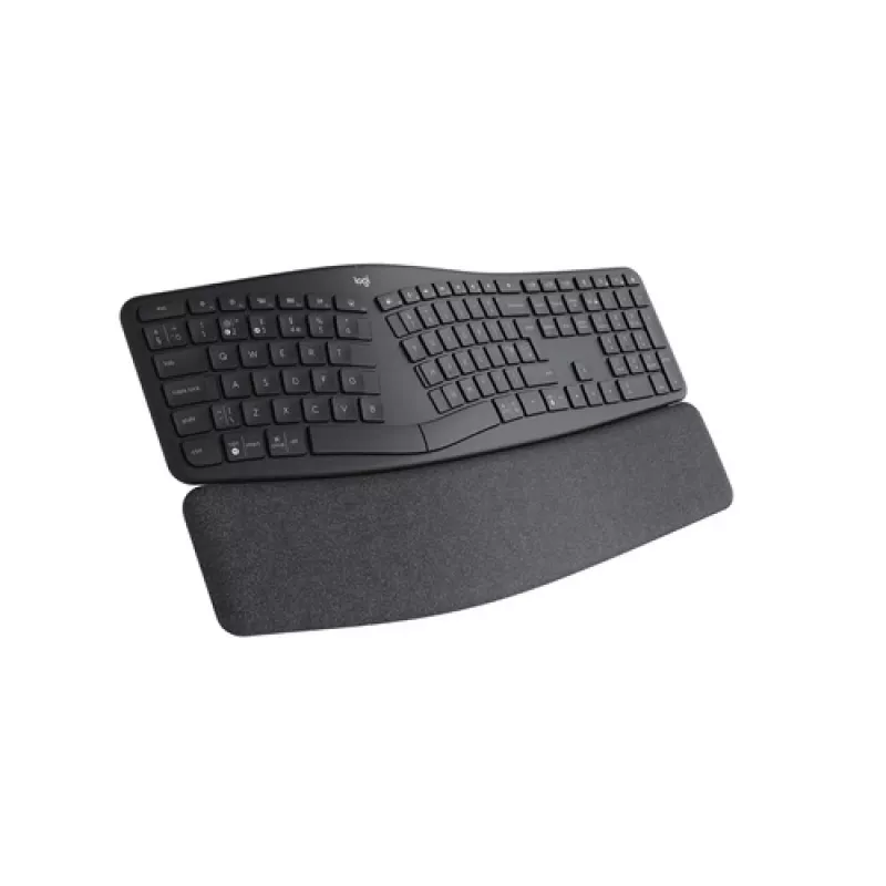 Logitech ERGO K860 Split Tastatur for Business - Tastatur - kabellos - Bluetooth LE - QWERTY - GB - Graphit (920-010351)
