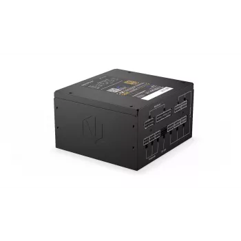 Netzteil ENDORFY Supremo FM6 850 W, 24-Pin-ATX, vollmodular, 80 PLUS Gold, 120-mm-Lüfter, Schwarz