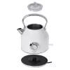 Elektrischer Wasserkocher Adler 1,7 l 2200 W Metallic White