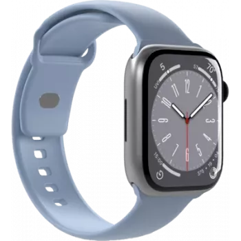Puro Silikon-Uhrenarmband Apple Watch 38/40/41 mm Hellblau