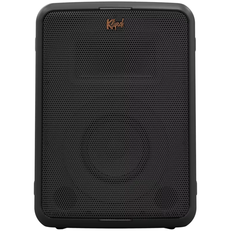 Party-Lautsprecher KLIPSCH Vegas — kabelgebunden & kabellos, Tieftöner 13,3 cm, 49–20000 Hz, 95 dB, batteriebetrieben, schwarz