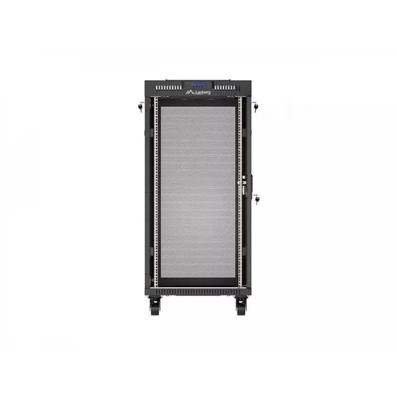 Freistehendes Rack-Gehäuse LANBERG FF01-6824-23BL 24U 600×800 mm IP20 Schwarz