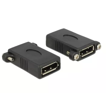 DisplayPort-Adapter DeLOCK DisplayPort 1.1 F-F Schwarz