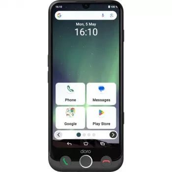 Smartphone Doro Aurora A30 6,1 Zoll 128 GB Schwarz