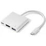 Renkforce RF-4366444 Interface Hub USB 3.2 Gen 1 (3.1 Gen 1) Type-C Weiß (RF-4366444)