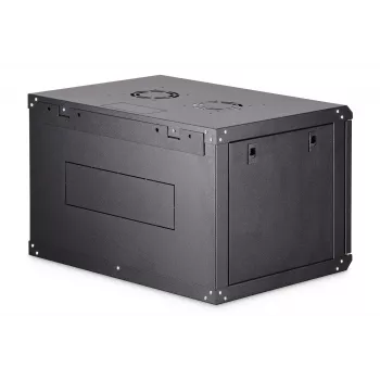 Wandmontierbares 19-Zoll-Rack-Schrank DIGITUS Dynamic-N DN-37101 — 7U, 600x450 mm, IP20, Schlüsselschloss, zerlegt