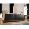 Cama Kommode ISLA 200x40x75 matt schwarz