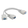 DeLOCK 67160 Serielles Kabel Beige 0,3 m DB-9
