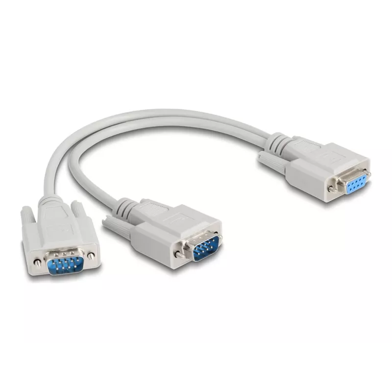 DeLOCK 67160 Serielles Kabel Beige 0,3 m DB-9