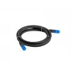 Netzwerkkabel LANBERG Cat6a S/FTP RJ-45 3 m, LSZH-Mantel, CCA-Leiter, 500 MHz, 26 AWG, schwarz