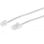 Telefonkabel ShiverPeaks BS70256-W 6 m RJ-11 RJ-45 Weiß