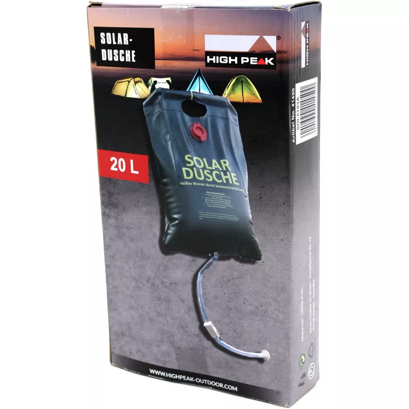Solardusche, 20 Liter (schwarz)