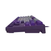 NATEC Fury Gaming-Tastatur Kanabo K2 US weiß-hinterleuchtet mechanisch grau-lila