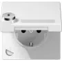 JUNG LS 1520 NAKLSL WW - Typ F - 1 Modul(e) - 2P - Weiß - Thermoplast - IP44
