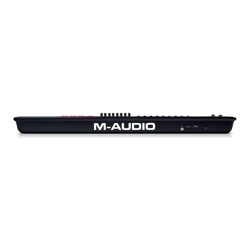 MIDI-Tastatur M-Audio Oxygen 61 MKV – 61-Tasten-USB-Controller mit 16 Pads, 8 Drehreglern, Anzeige, Pitch Bend (schwarz)