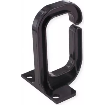 VALUE Kabeldurchführung, 40×80 mm, Kunststoff, schwarz (26.99.0323)