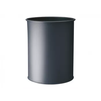 Abfalleimer Durable 330158 15 L Rund Metall Anthrazit