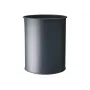 Abfalleimer Durable 330158 15 L Rund Metall Anthrazit