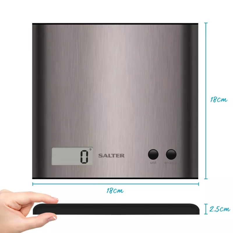 Küchenwaage Salter 1087 SSDRCEU16 Pro Silber