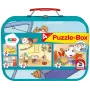 Bobo Siebenschläfer Puzzle-Box im Metallkoffer (2x 26 Teile, 2x 48 Teile)