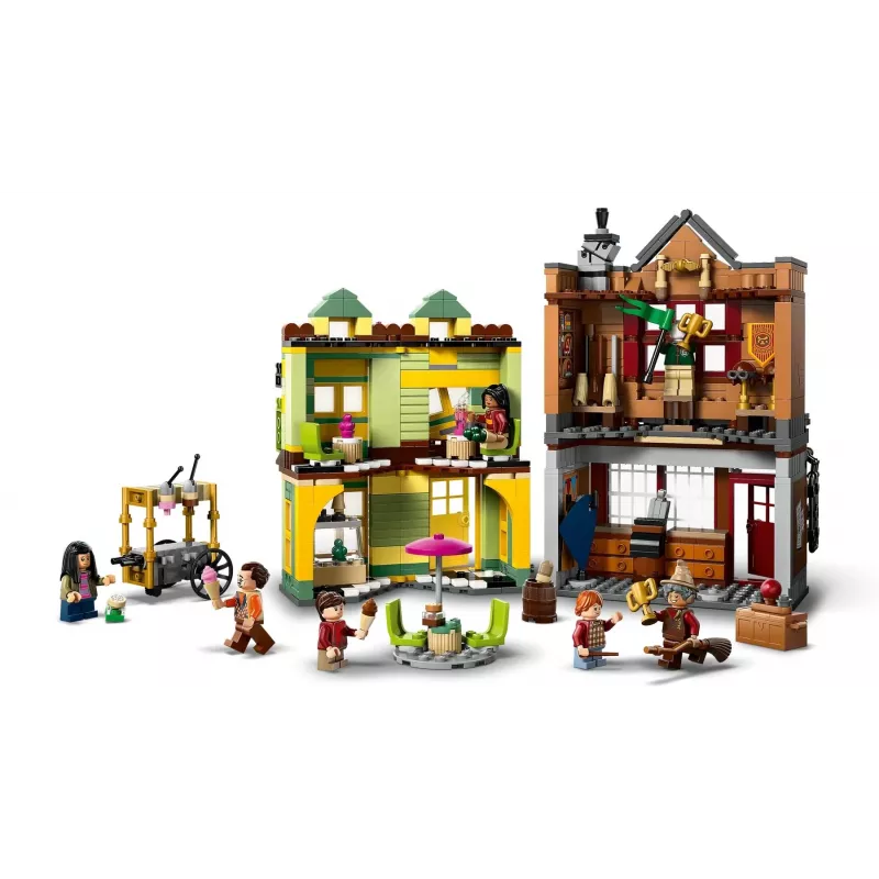 LEGO Harry Potter 76452 Quidditch Supplies Eiscremesalon Mini‑Build‑Set, 795 Teile, 6 Minifiguren, Alter 8+