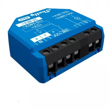 1 GEN3 Relais Intelligent Wi-Fi avec Contact Sec Interrupteur Domotique Compatible avec Al - Shelly