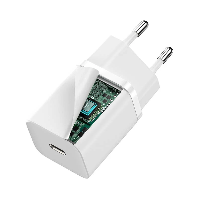 Baseus CCSUP-J02 Mobiles Gerät Ladegerät Universal Weiß AC Schnellladen
