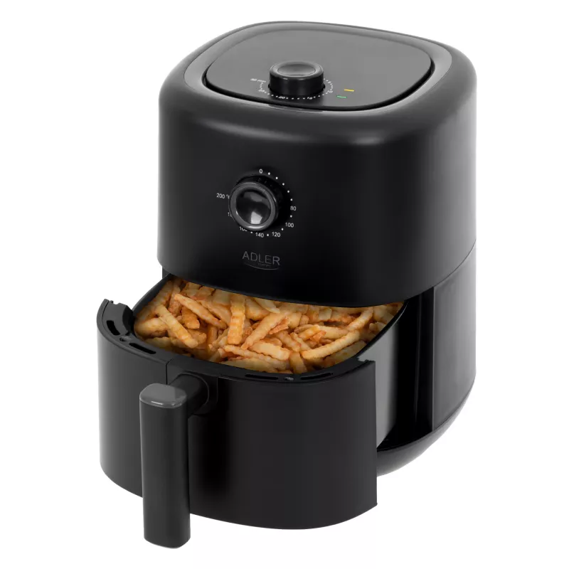 Adler AD 6310 Heißluftfritteuse Single 3 L 2200 W Schwarz