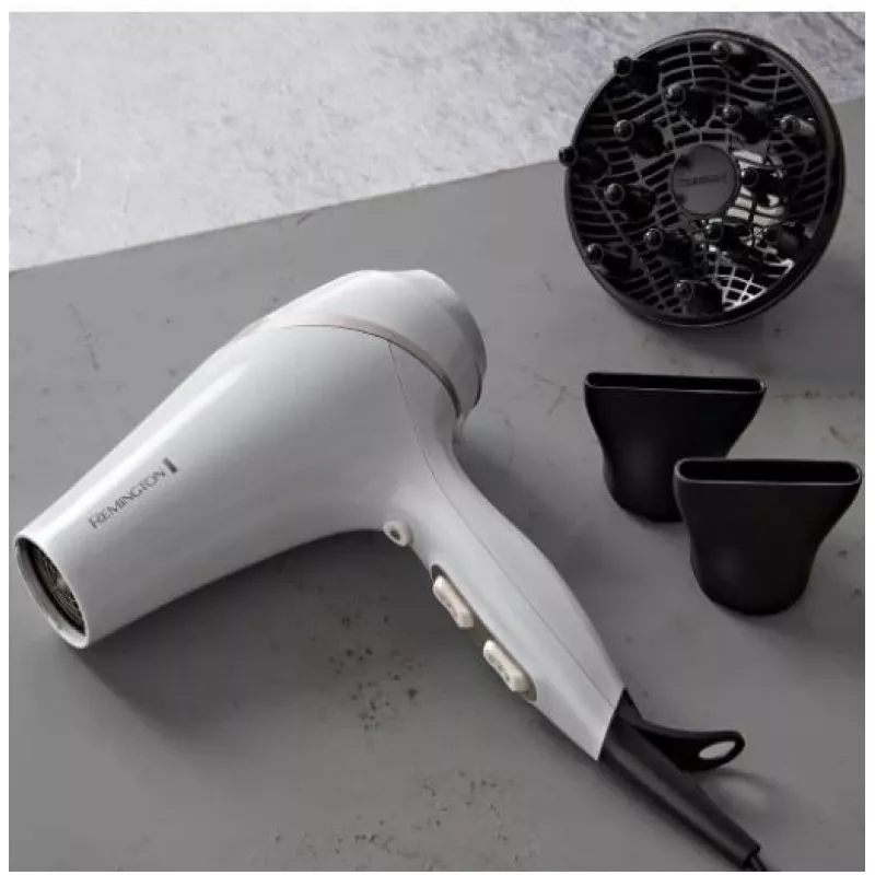 Haartrockner Remington AC8901 HYDRAlux 2300 W 3 Temperaturstufen Ionen-Funktion Diffusordüse Weiß