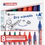 Whiteboard-Marker Edding 4-363-8-S2999, sortierte Farben, 1–5 mm Spitze, 8er-Pack
