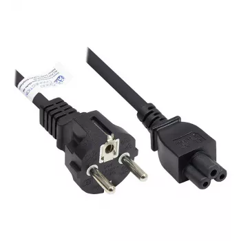 Good Connections Schutzkontaktstecker auf C5 schwarz 3m