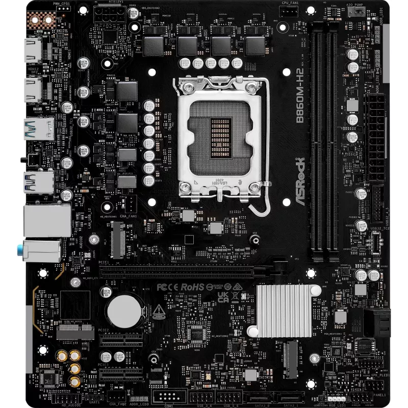 ASRock B860M-H2 DDR5 LGA1851 Micro-ATX Motherboard
