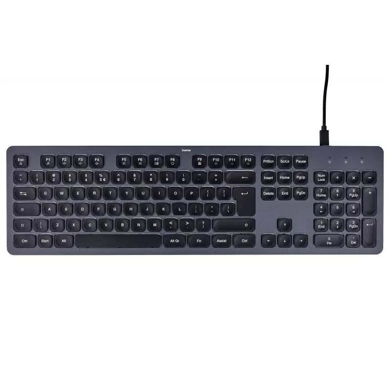 Kabelgebundene Tastatur CK-400 schwarz-grau