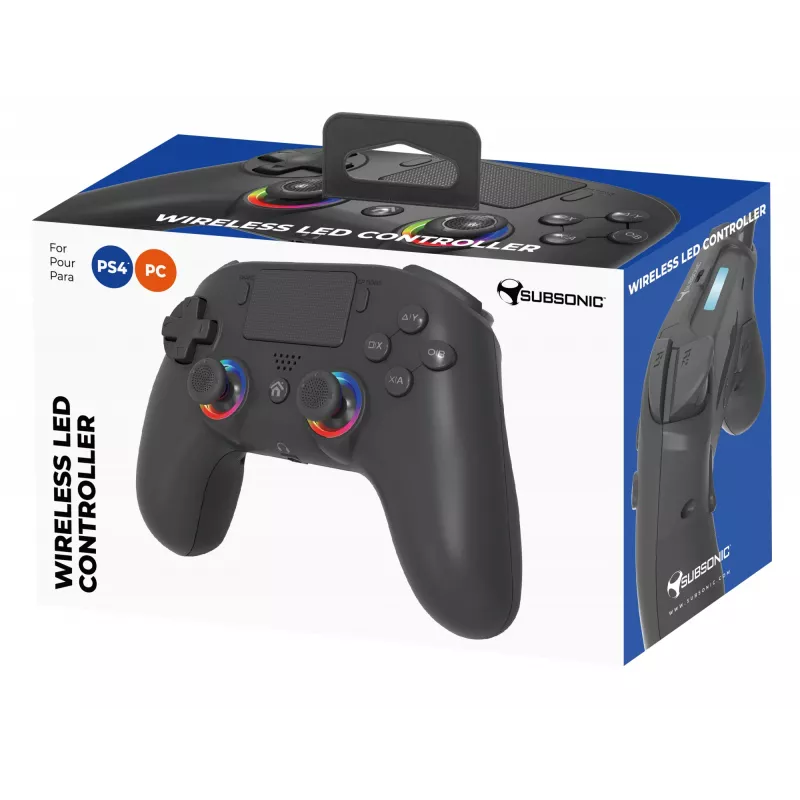 Gamepad Subsonic 147449 Schwarz RF Wireless PC PlayStation 4