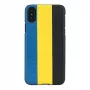 Smartphone-Hülle man and wood für iPhone X/XS – dandy blau schwarz, schützende Hartschale