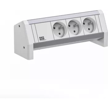 Steckdosenleiste Bachmann DESK 3xUTE Modell 902.0297 – Desktop-Stromverteilung mit 3 UTE-Steckdosen