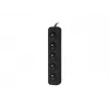 Mehrfachsteckdose Lanberg PS0-05E-0150-BK 1,5 m 5 AC-Ausgänge Innenbereich Schwarz