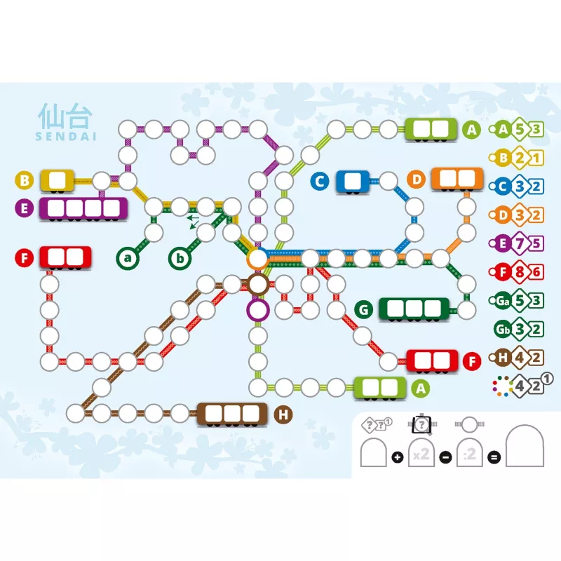 Voll verplant - Zusatzblock Japan, Brettspiel