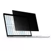 Blickschutzfilter für Laptop QOLTEC 51052 — 15,6 Zoll (39,6 cm), 16:9, transparent, 345,4×194,3 mm